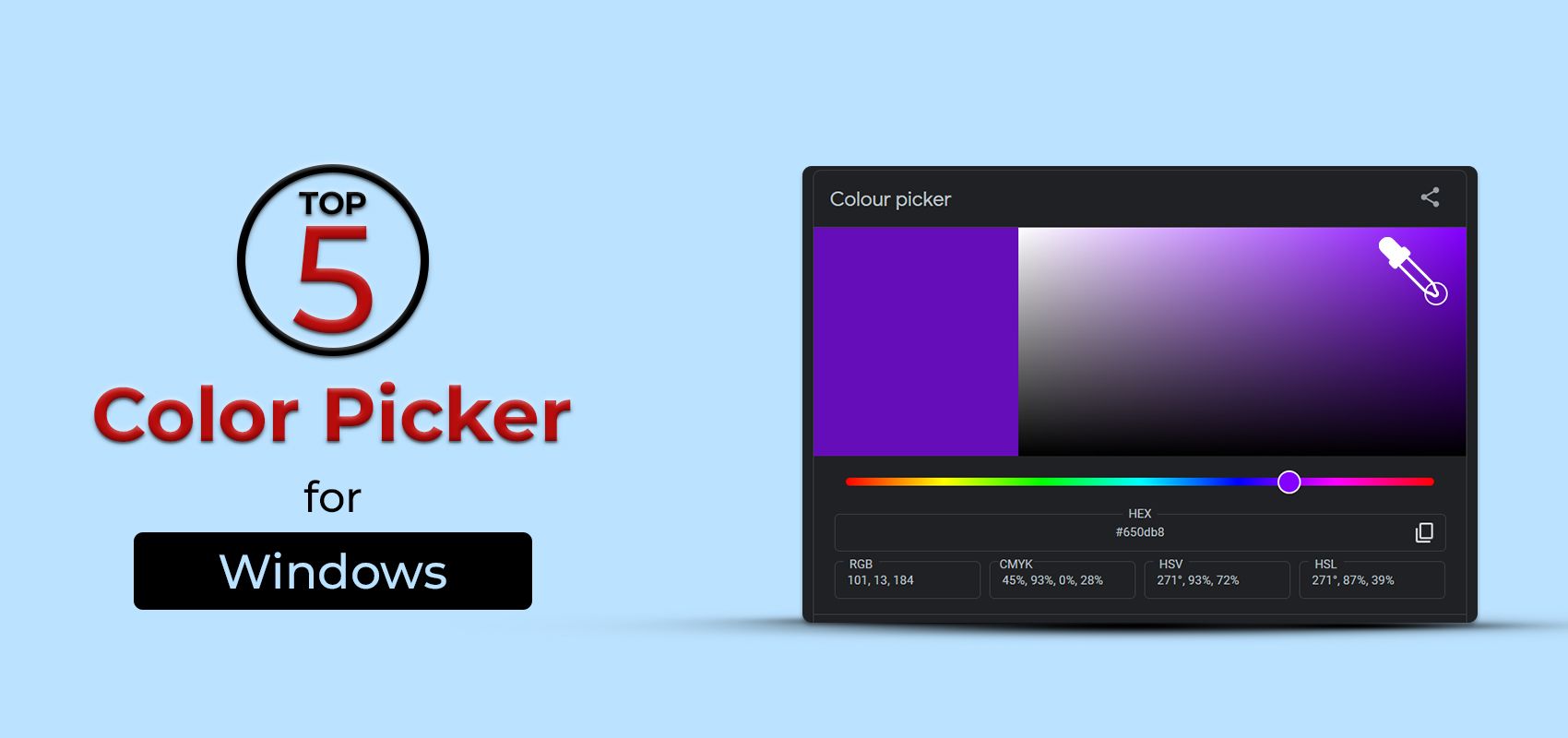 Top 5 Color Picker for Windows