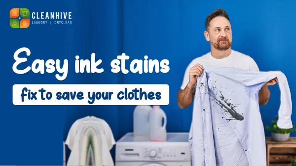 Easy ink stains fix to save your clothes.